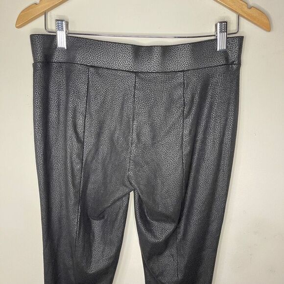 ❄️3/$20 JESSICA SIMPSON Black Faux‎ Leather Leggings Zippered Ankle, Size Small - Picture 5 of 7